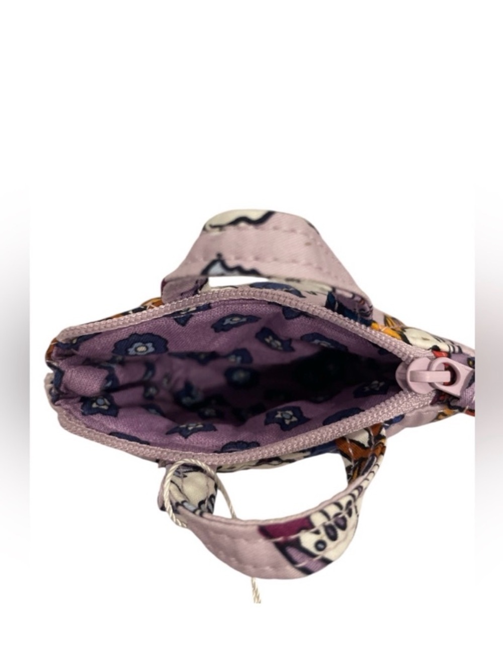 Vera Bradley Original Tote Bag Charm Key Chain for Women Lilac Wing in Flight - Picture 6 of 6